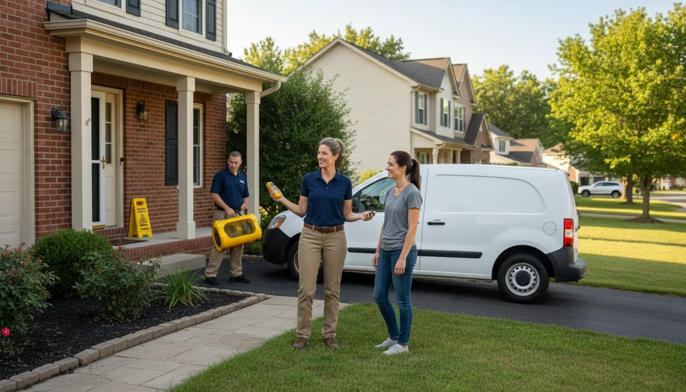 Water restoration image for Mold Remediation in North Lewisburg, OH